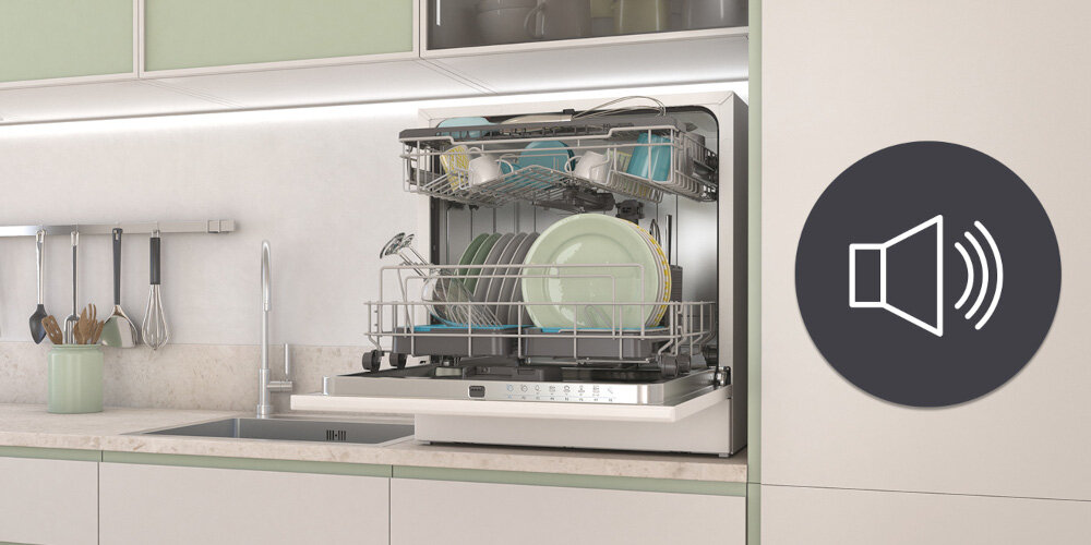 ZMYWARKA CANDY CP 8F9FFW RAPIDO Sygnał zakończenia zmywania informacja dźwięk wyjęcie naczynia