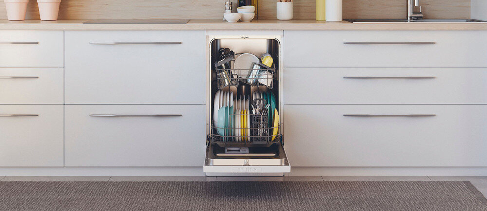 ZMYWARKA CANDY CDPH 2L1047W BRAVA szerokość 45 cm wnętrze stal nierdzewna 10 kompletów naczyń pojemność załadunek