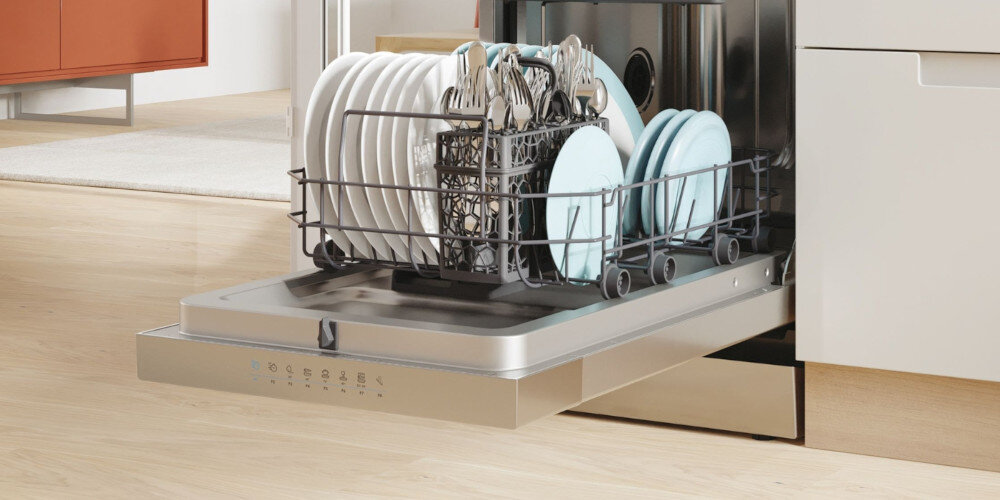 ZMYWARKA CANDY CF1C7SB1FX RAPIDO SLIM silnik Energooszczędny zwiększenie efektywności zużycie energii silnik bezszczotkowy Speed-Drive