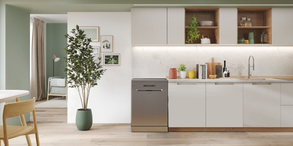 ZMYWARKA CANDY CF 3C7L0X RAPIDO H20 pojemność 13 kompletów stal nierdzewna szerokość 59,7 cm Program szybki 49' cicha praca Skuteczna dezynfekcja w 75°C Połowa załadunku oszczędności Program ECO 45' podnoszony górny kosz elastyczne wnętrze silnik Speed-Drive bezszczotkowy Filtr antybakteryjny higiena czystość bez zapachów mechanizmy Aplikacja hOn i funkcja Snap&Wash zdalne sterowanie smartfon