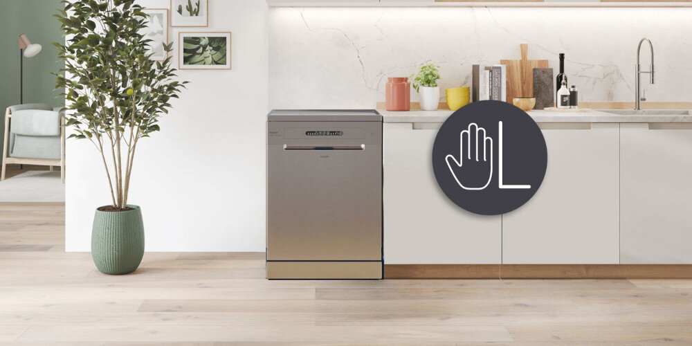 ZMYWARKA CANDY CF 3C7L0X RAPIDO H20 Zabezpieczenie dolnego kosza bezpieczeństwo komfort innowacja dolny kosz