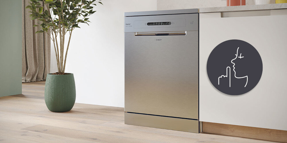 ZMYWARKA CANDY CF 3C7L0X RAPIDO H20 Bardzo cicha praca 47 dB praca w nocy
