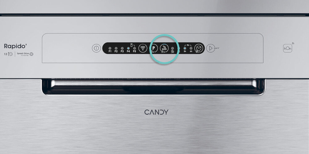 ZMYWARKA CANDY CF 3C7L0X RAPIDO H20 Połowa załadunku mniejsze zużycie wody prądu oszczędności zmywanie ekonomiczne