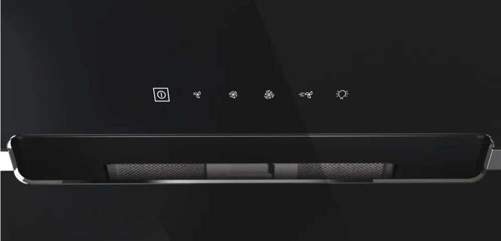 OKAP WHIRLPOOL WHVS 61F LT DP K maksymalna moc usuwanie zapachów 3 poziomy prędkości