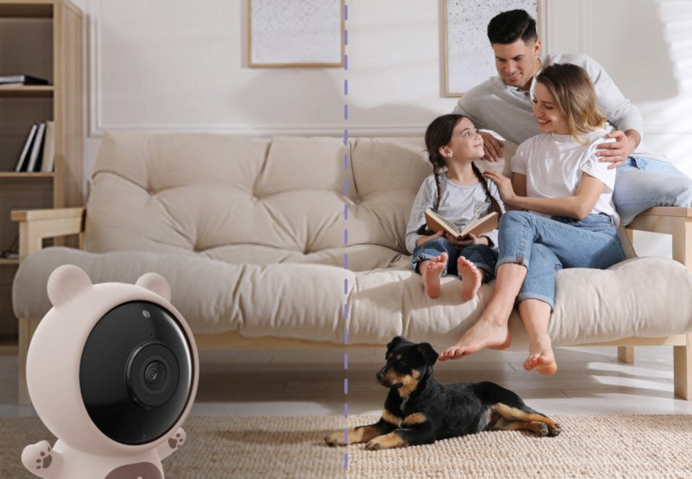 Niania elektroniczna TRUELIFE NannyCam S3 Smart Pełna kontrola podgląd jakość Full HD obserwacja aplikacja TrueLife Smart Rozdzielczość Full HD 1080P szeroki kąt widzenia 100° wyraźny obraz funkcja noktowizji