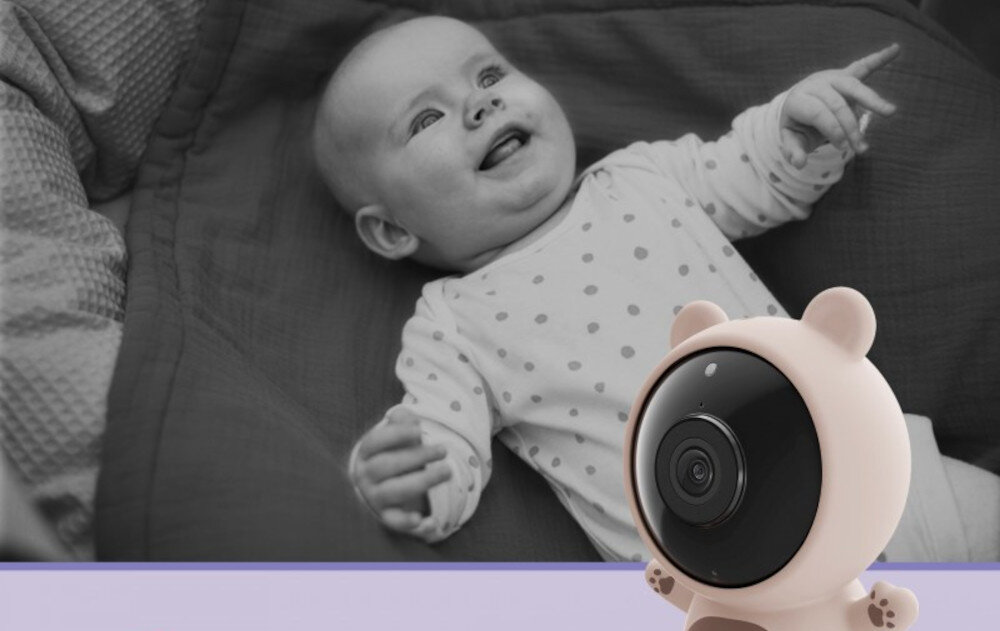 Niania elektroniczna TRUELIFE NannyCam S3 Smart bezpieczeństwo danych Transmisja obrazu i dźwięku 5-warstwowy system AES szyfrowanie dostępo podgląd