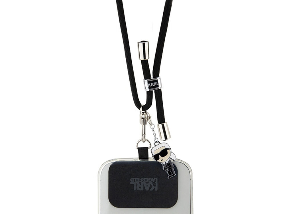 pasek Karl Lagerfeld Universal Hand Strap Choupette uniwersalność delikatny solidny sznureczek
