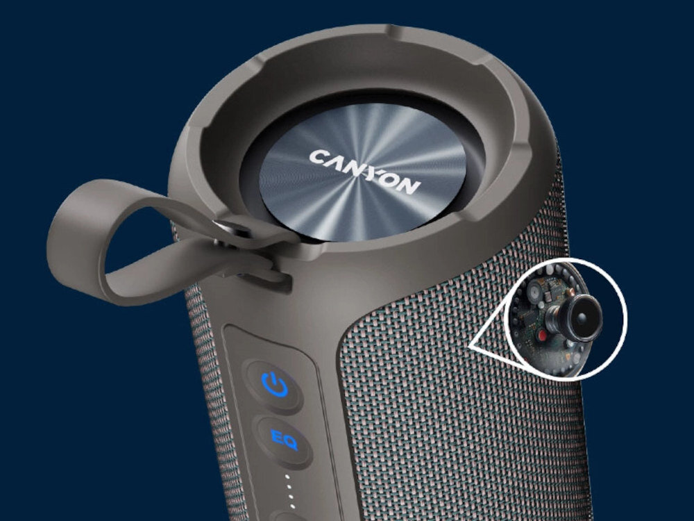 Głośnik mobilny CANYON OnMove 15 - Solidna konstrukcja