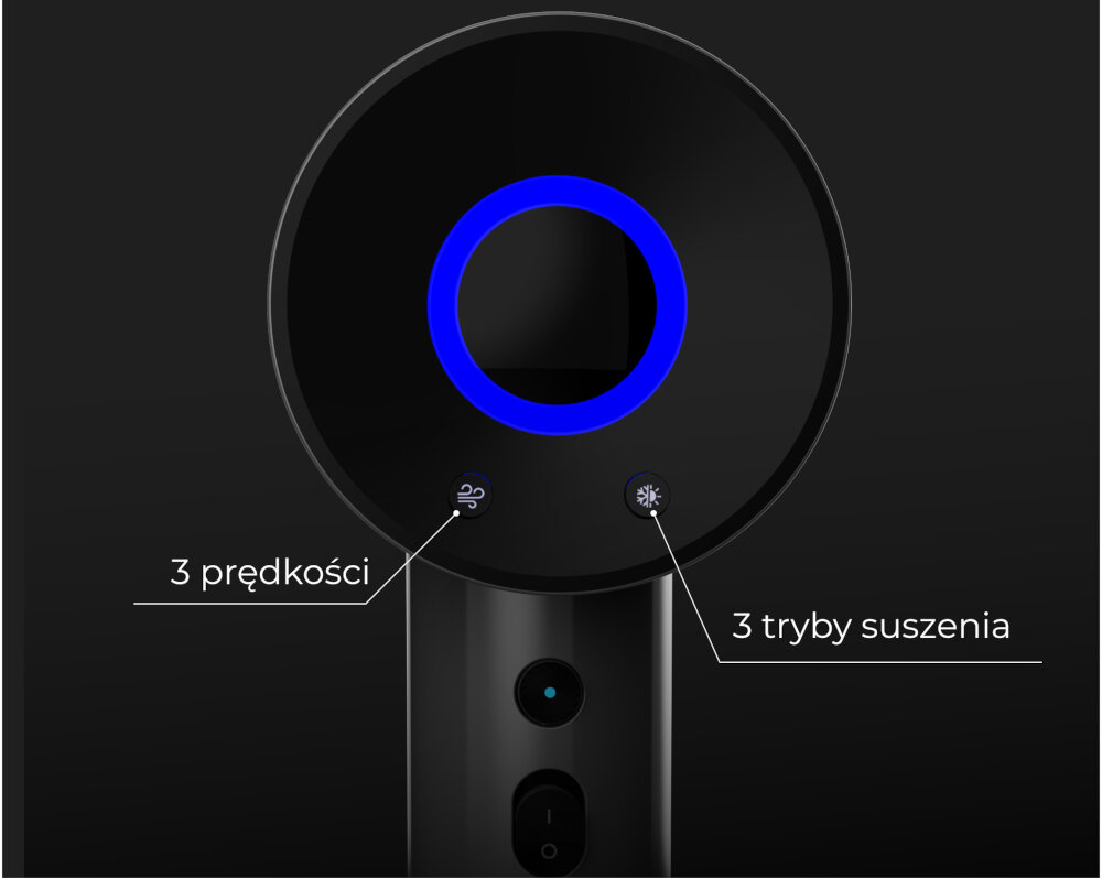 Suszarka AENO HD1 1500W 9 scenariuszy użytkowania Duża możliwość konfiguracji potrzeby pielęgnacja trzy prędkości trzy tryby nagrzewanie stylizacja spersonalizacja