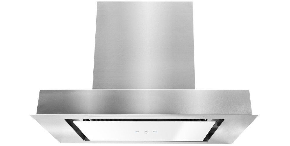 OKAP AFRELLI PIANO GESTO INOX/BIAŁY instalacja podszafkowa szerokość 59,5 cm zabudowa montaż podszafkowy