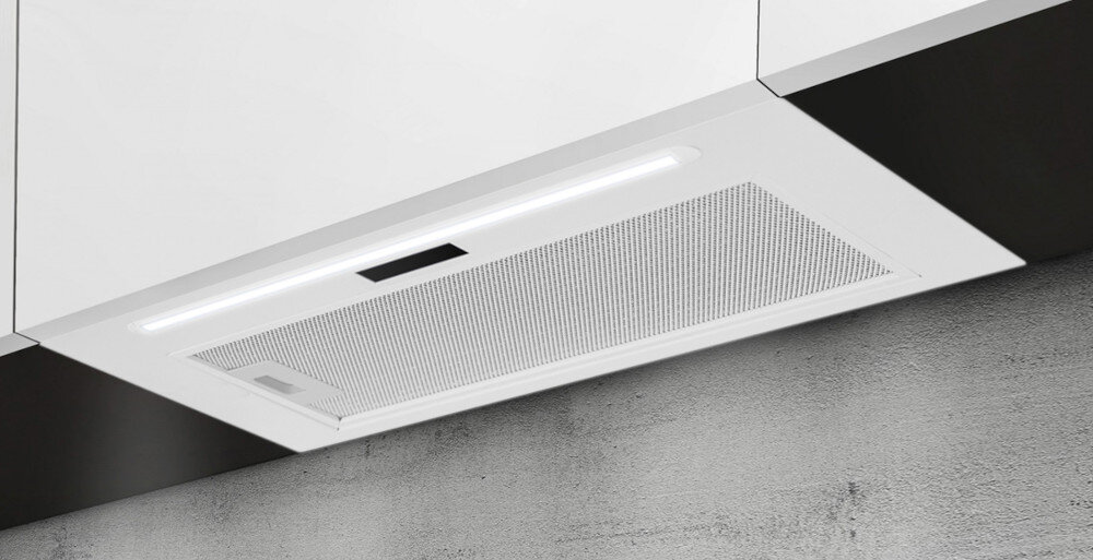 OKAP AFRELLI PRIMA CLASSIC GESTO filtr aluminiowy wyciąg pochłaniacz sterowanie elektroniczne Instalacja podszafkowa zabudowa wkład Oświetlenie LED filtr aluminiowy 60 db