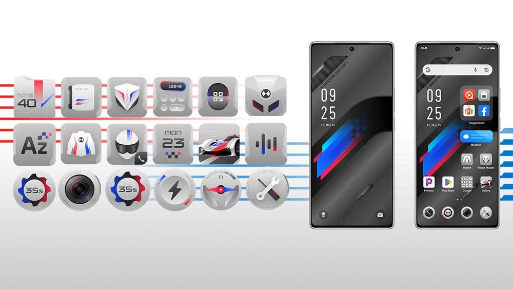 Smartfon INFINIX Note 40 Pro motyw