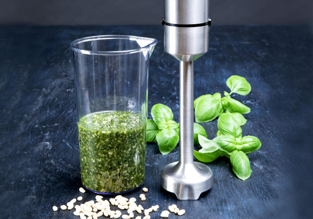 Blender GASTRONOMA 18210001 komfort użytkowania Kompaktowy rozmiar wygoda użytkowanie przechowywanie kosntrukcja lekki waga wymiary długość przewodu Kompaktowy rozmiar