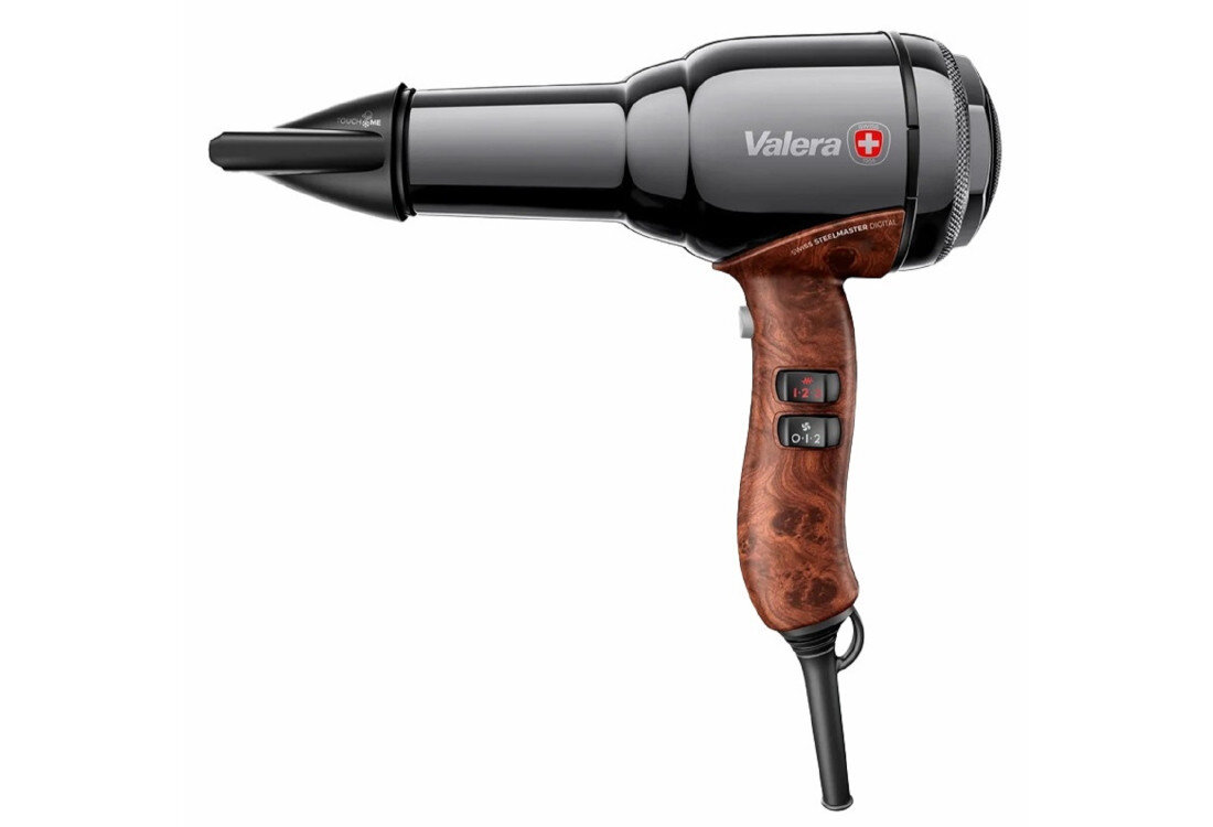 Suszarka VALERA Swiss Steel Master Light Czarny 2100W lekka metalowa wykonanie chromowana stal premium estetyczna wysoka jakość