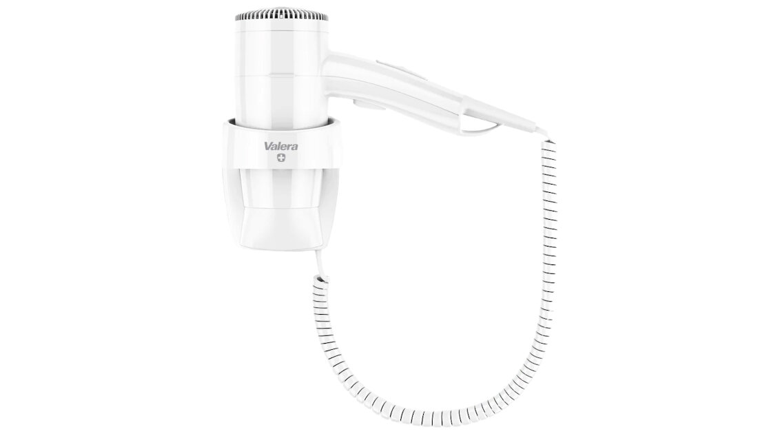 Suszarka hotelowa VALERA Premium Super 1600W przełącznik suwakowy dwa ustawienia przepływ powietrza trzy ustawienia temperatury kontrola proces Funkcja chłodzenia komfort użytkowania