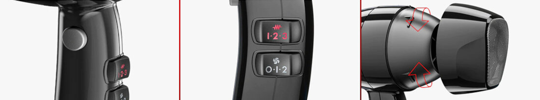 Suszarka VALERA Swiss Light 3300 Funkcja COOL wyjmowany filtr Wąska dysza koncentratora Profesjonalne efekty