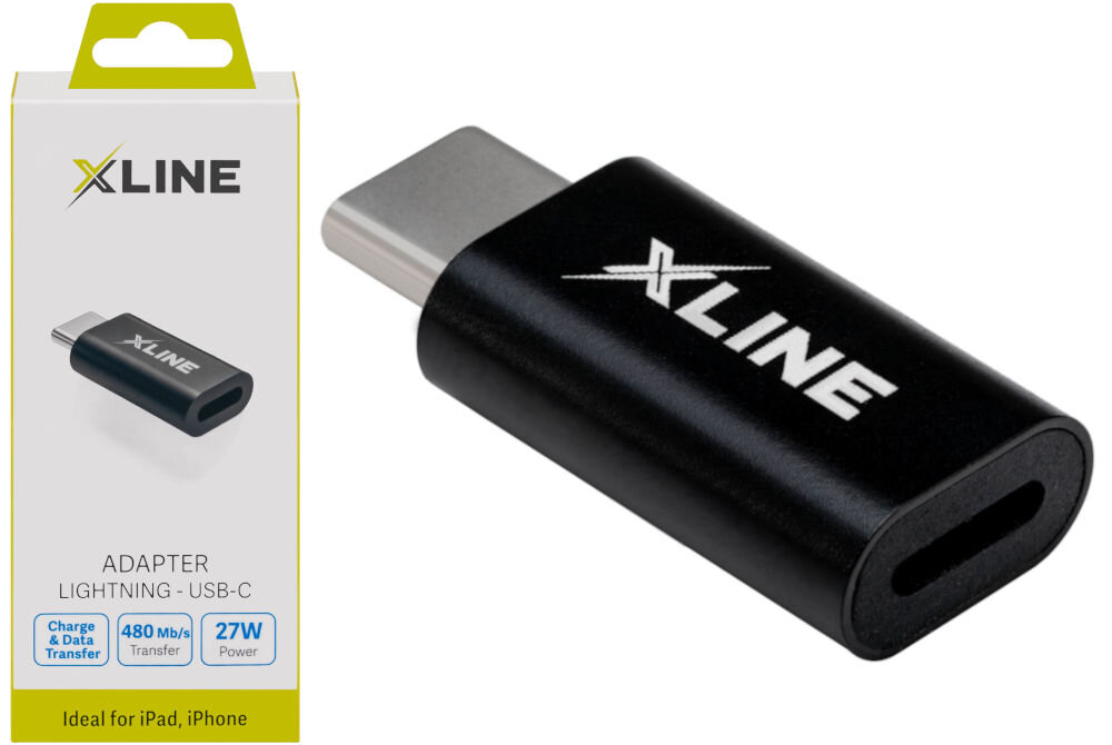 Adapter Lightning - USB Typ-C XLINE UA01K-LCC Czarny Lightning do USB-C