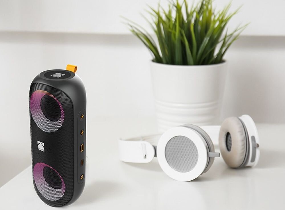 Głośnik mobilny KODAK PWS-2233 dzwiek jakosc muzyka podroze design solidnosc wykonanie