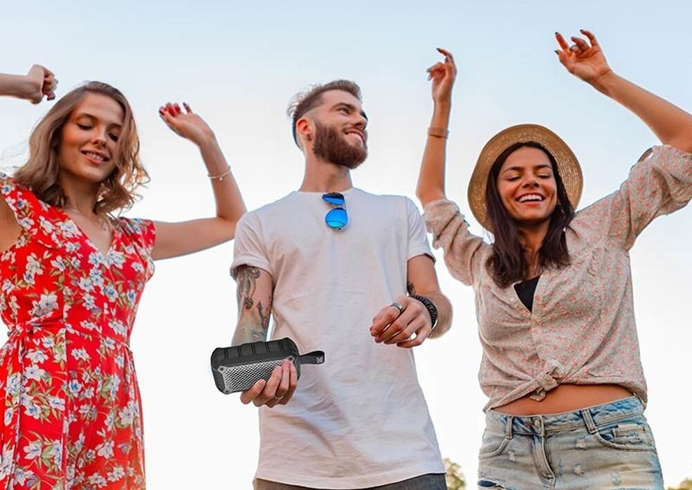 Głośnik mobilny KODAK PWS-2259 Czarno-szary glosnik dzwiek