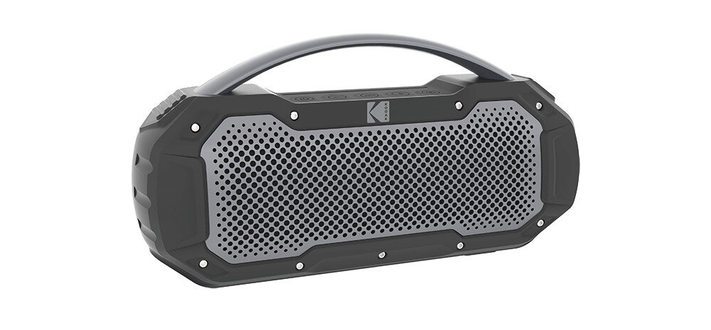 Głośnik mobilny KODAK PWS-2261 odpornosc akumulator funkcja glosnomowiaca akumulator czas pracy czas dzialania