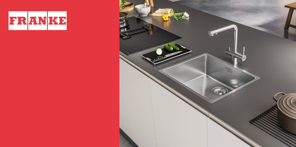 BATERIA KUCHENNA FRANKE ATLAS CLEAR WATER wizualizacja