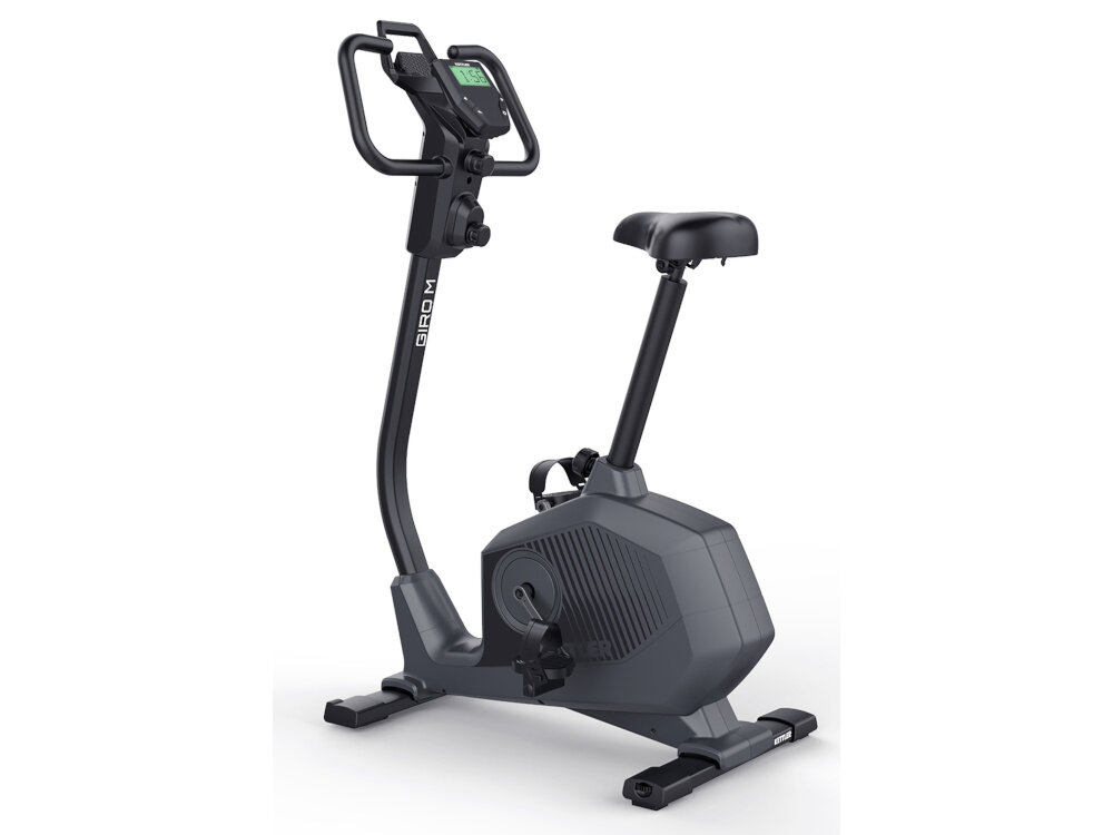 Rower magnetyczny KETTLER Giro M trenuje cale cialo regulacja oporu 8-stopniowa skala manualnie pokretlo na ramie latwo dostepne