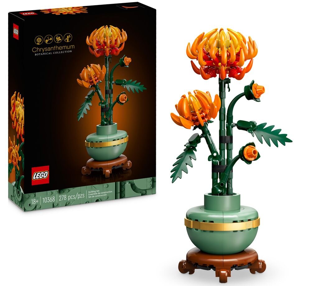 LEGO 10368 ICONS Chryzantema Zestaw