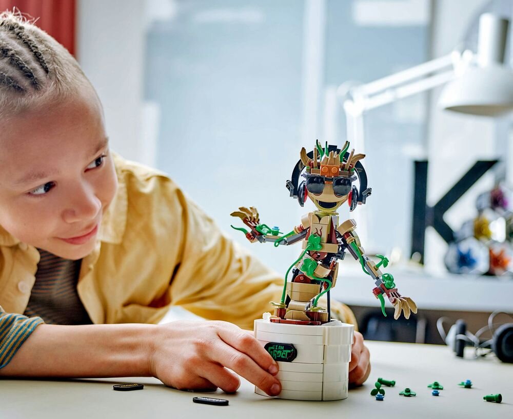 LEGO 76297 Marvel Tańczący Groot tabliczki