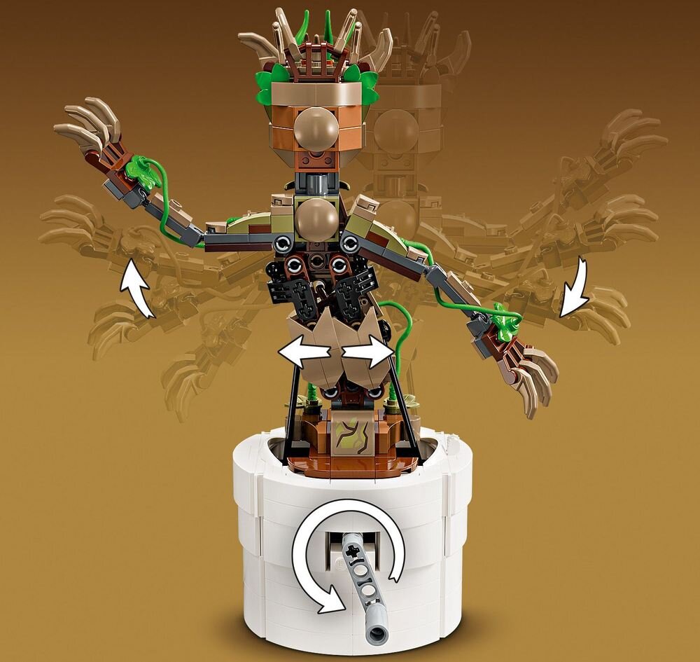 LEGO 76297 Marvel Tańczący Groot akcesoria