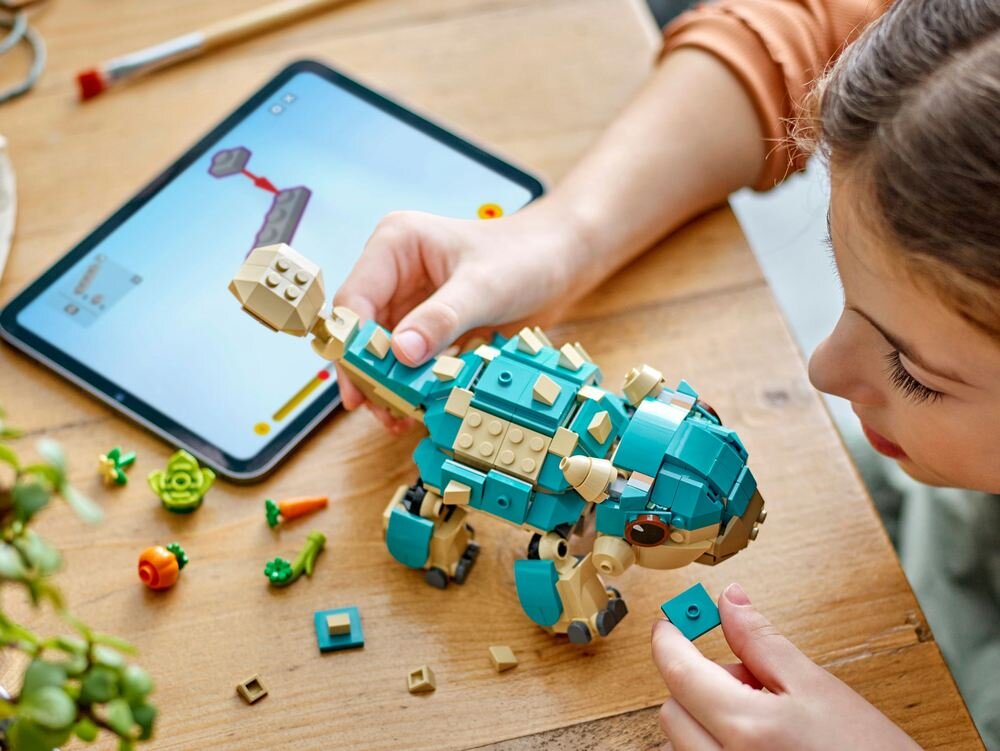 LEGO 76962 Jurassic World Mały ankylozaur Bumpy umiejętności