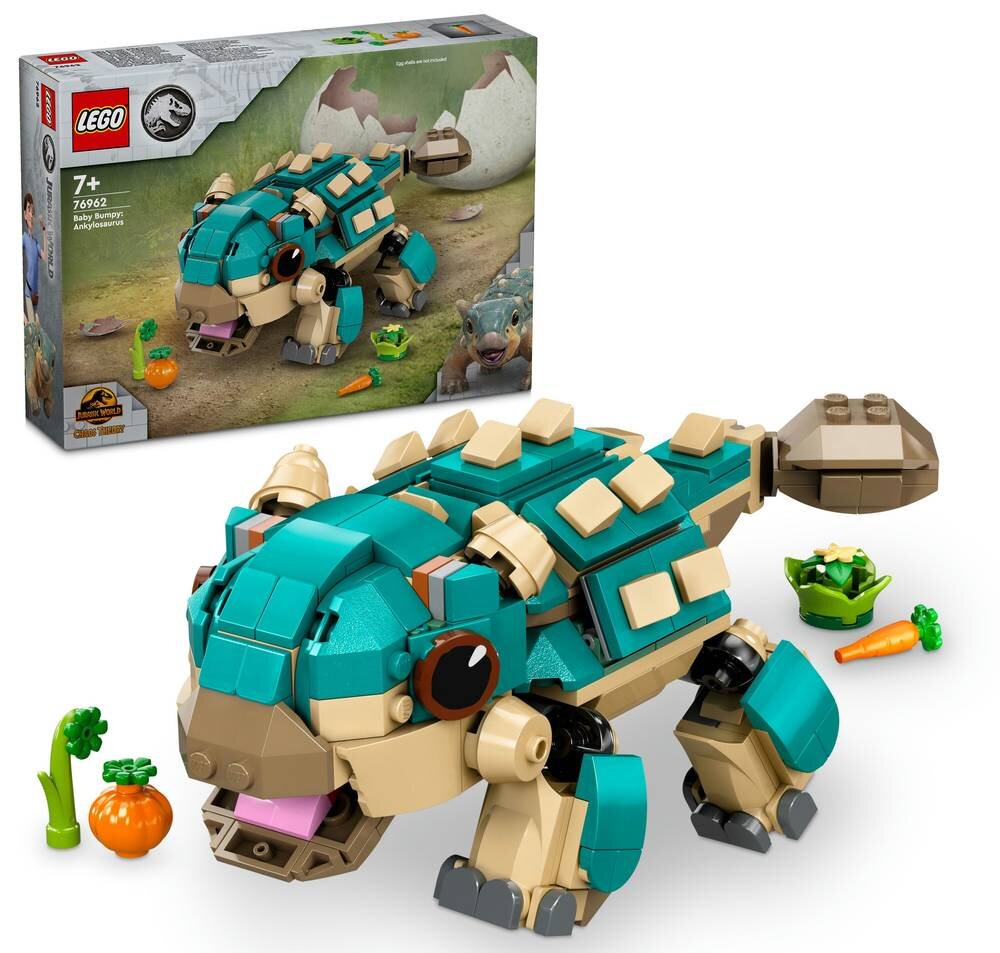 LEGO 76962 Jurassic World Mały ankylozaur Bumpy Zestaw