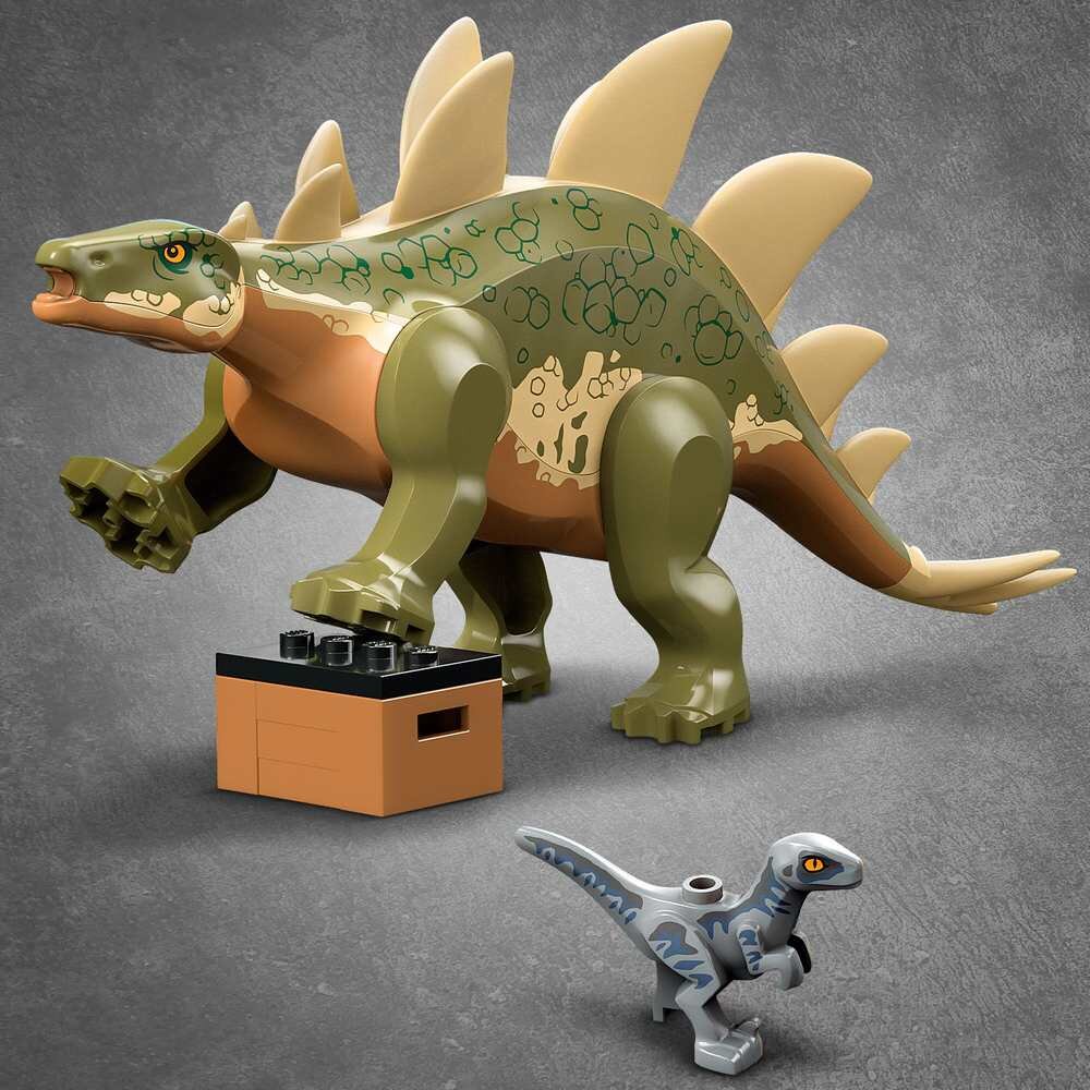 LEGO 76965 Jurassic World Dinomisje: odkrycie stegozaura minifigurki