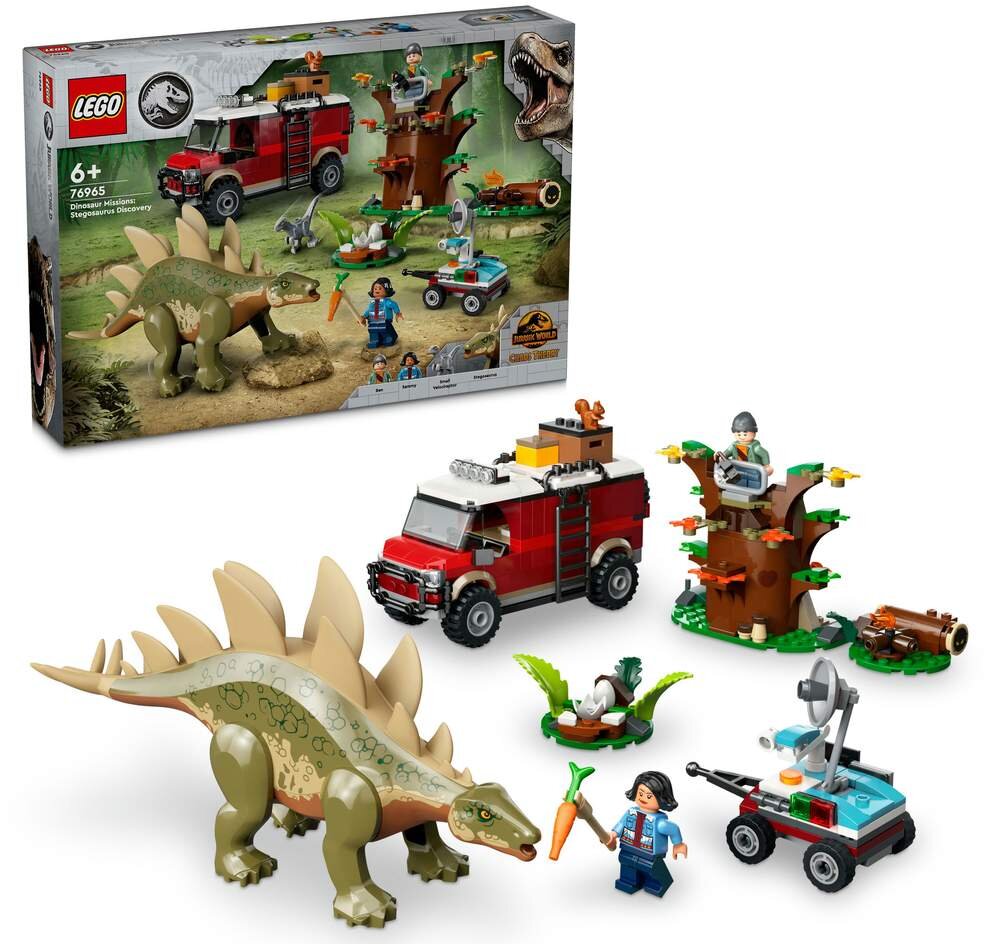 LEGO 76965 Jurassic World Dinomisje: odkrycie stegozaura Zestaw