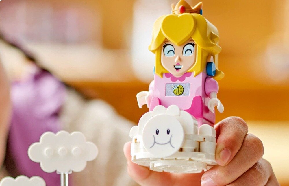 LEGO 71439 Super Mario Przygody z interaktywną figurką LEGO Peach umiejętności