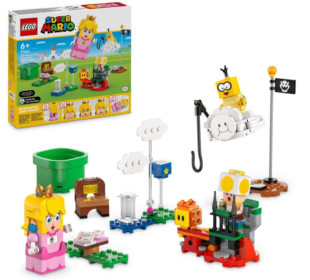 LEGO 71439 Super Mario Przygody z interaktywną figurką LEGO Peach Zestaw