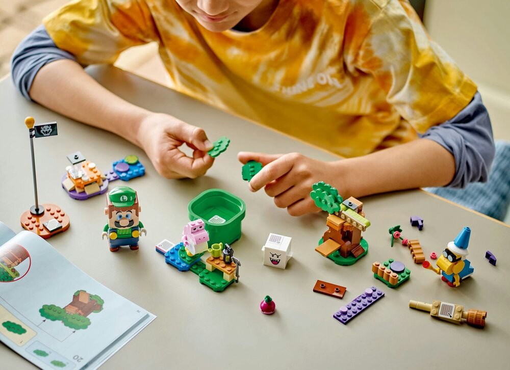 LEGO 71440 Super Mario Przygody z interaktywną figurką LEGO Luigi umiejętności