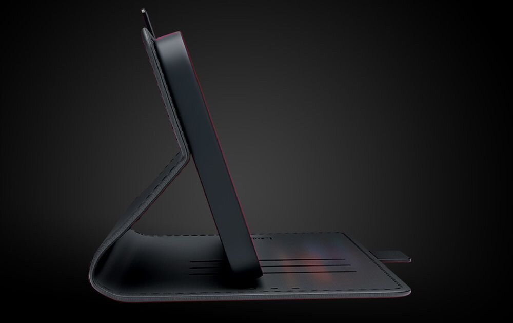 Etui 3MK Wallet Case poziom telefon rozmowy komorka stabilnosc