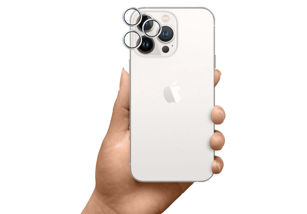 Szkło hartowane na obiektyw 3MK Lens Protection Pro do Apple iPhone 14 Pro/14 Pro Max srebrny 
					stylowa i dyskretna ochrona aparatu smartfona niewidoczna niewyczuwalna różne warianty kolorystyczne nie zmienia naturalnego designu ani smukłej sylwetki