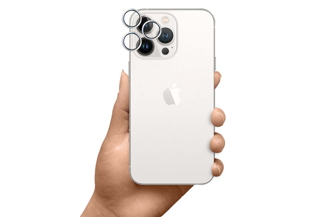 Szkło hartowane na obiektyw 3MK Lens
					Protection Pro do Apple iPhone 13 Pro / 13 Pro Max srebrny 
					stylowa i dyskretna ochrona aparatu smartfona niewidoczna niewyczuwalna różne warianty kolorystyczne nie zmienia naturalnego designu ani smukłej sylwetki