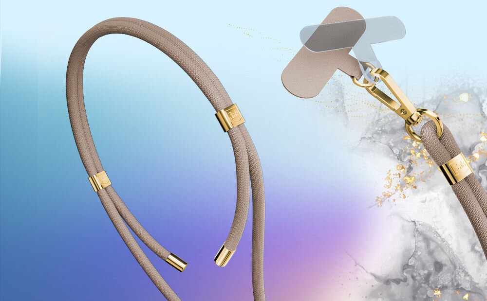 Smycz do telefonu 3MK EasyClip Elite Beżowy