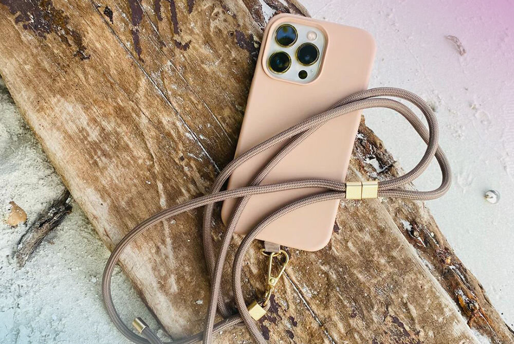 Smycz do telefonu 3MK EasyClip Elite Beżowy