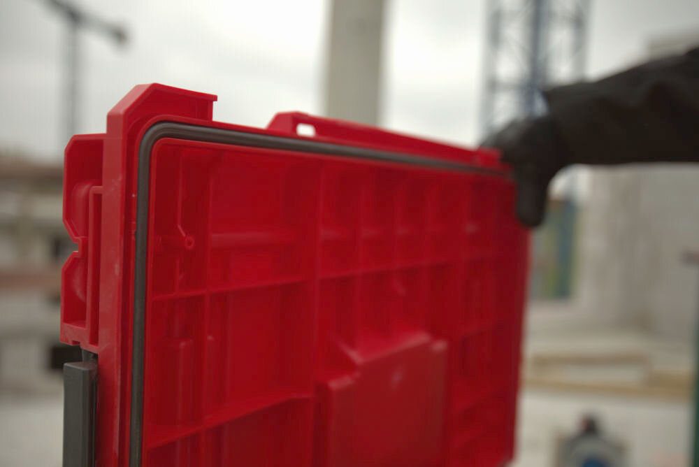 Qbrick System ONE 350 VARIO RED ULTRA HD skrzynia narzędziowa ochrona IP66 kurz woda