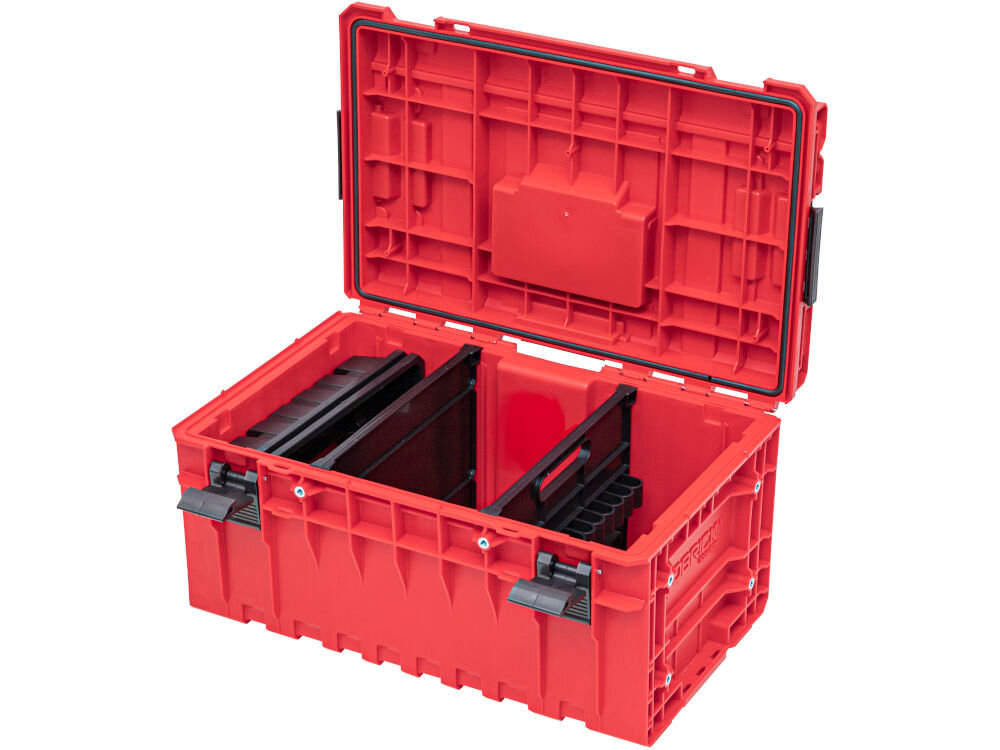 Qbrick System ONE 350 VARIO RED ULTRA HD skrzynia narzędziowa pojemność 15,4L wymiary inserty M8