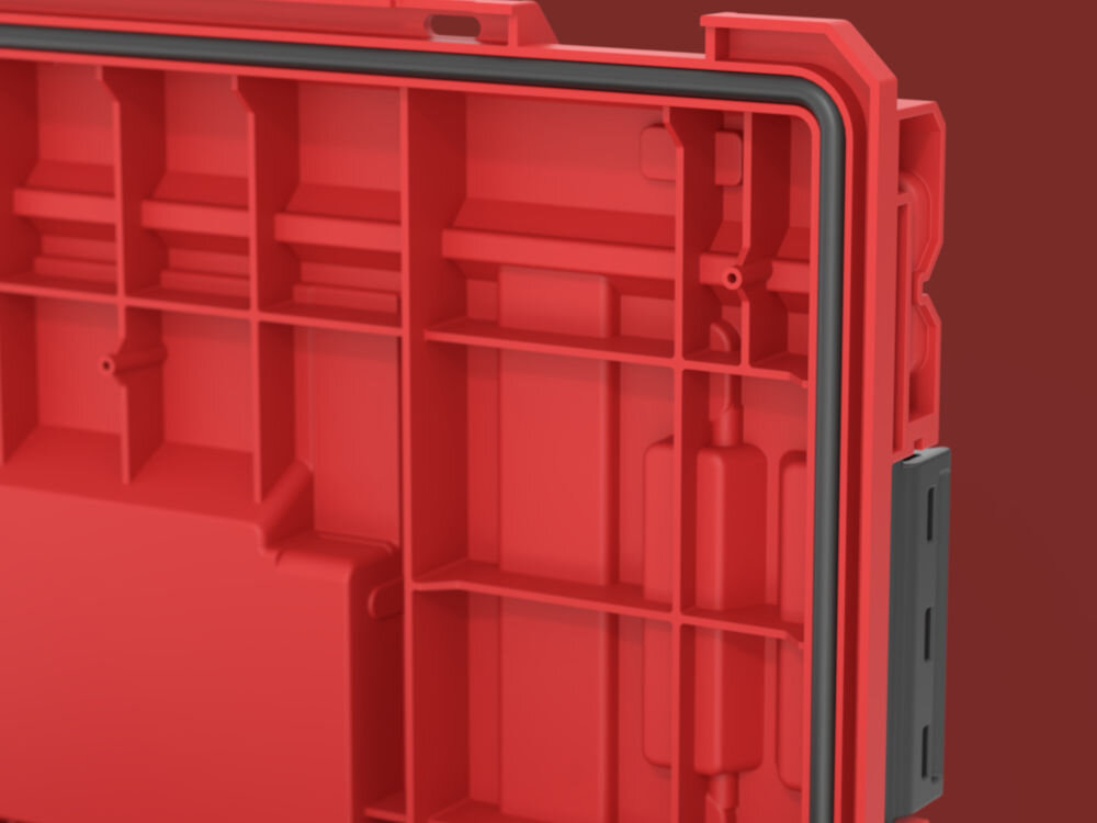 QBRICK System ONE 450 2.0 Vario Red Ultra HD skrzynia narzędziowa IP66 ochrona przed wodą i kurzem