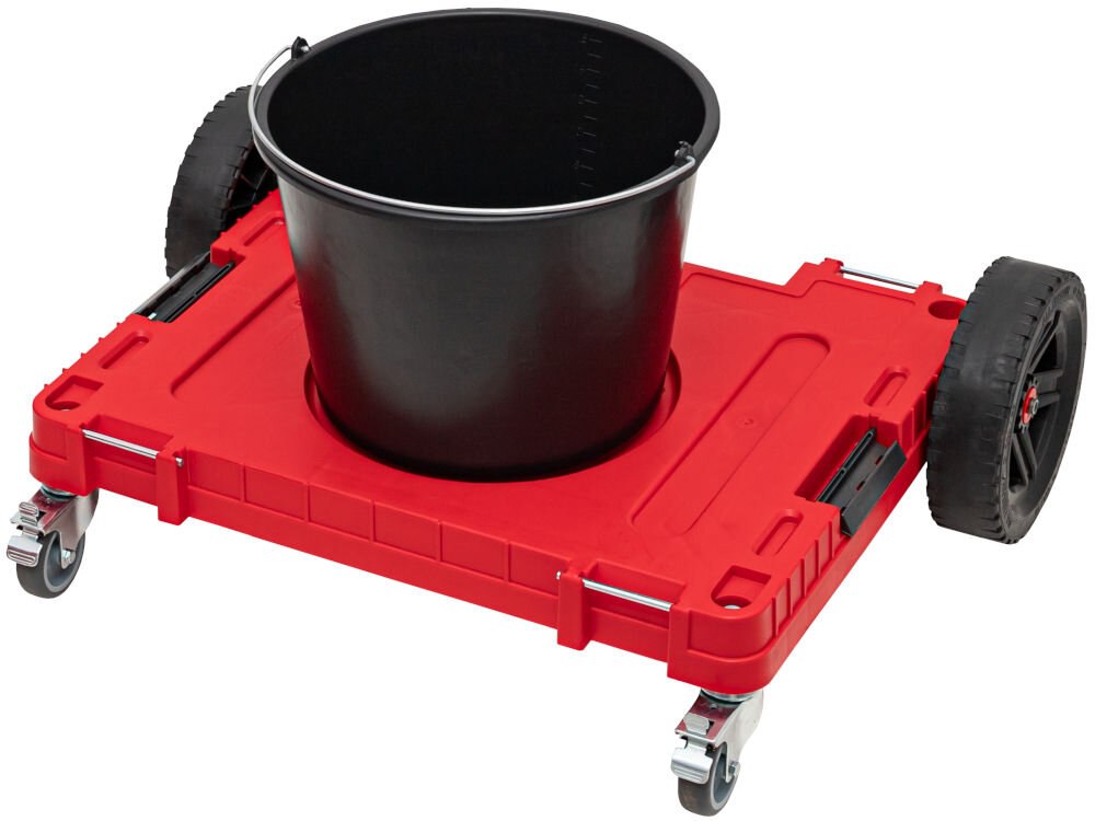 Platforma transportowa QBRICK System One Transport Platform 2.0 Allterrain Red Ultra HD metalowe koła hamulec zwrotność ładowność