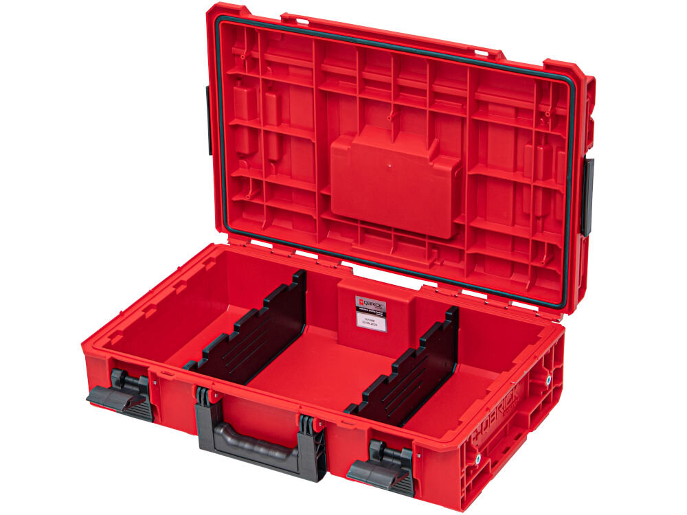 Qbrick System ONE 200 VARIO RED ULTRA HD skrzynia narzędziowa organizer regulowane przegrody średnie narzędzia