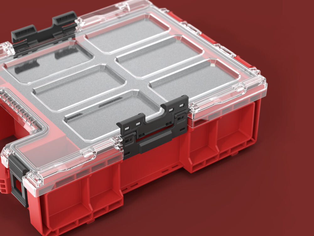 QBRICK System ONE M Plus 2.0 MFI Red Ultra HD ultra-wytrzymałe tworzywo odporność na uszkodzenia udarowe