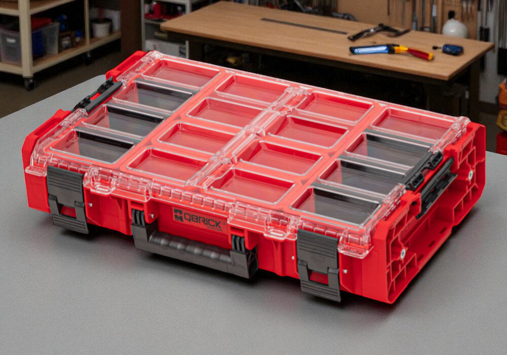 Qbrick System ONE Organizer XL RED ULTRA HD trwałość i organizacja narzędzi praca w warsztacie