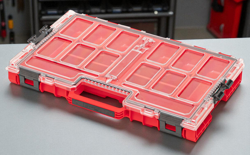 QBRICK System ONE L 2.0 Red Ultra HD modułowy organizer warsztatowy odporność udarowa