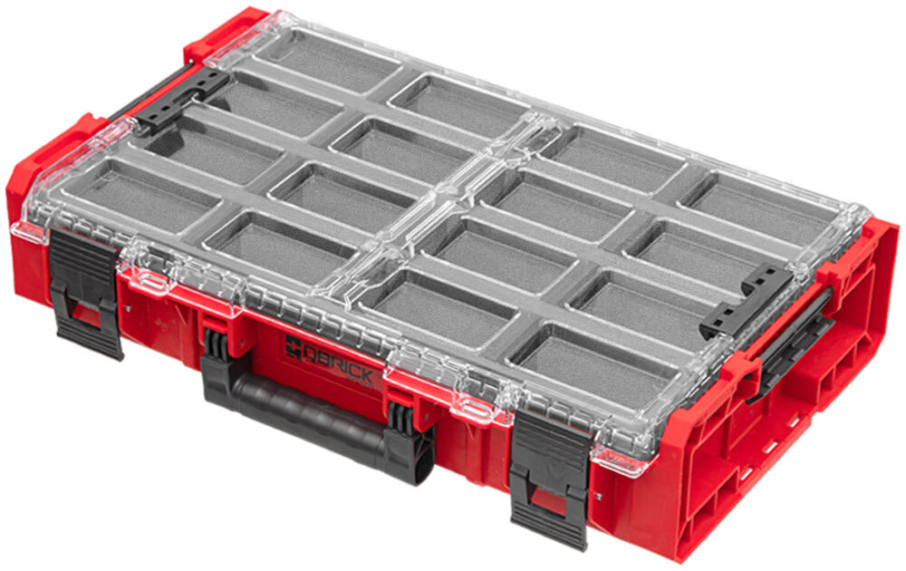Qbrick System ONE Organizer 2XL RED ULTRA HD inserty M8 wkłady piankowe uszczelka poliwęglanowa